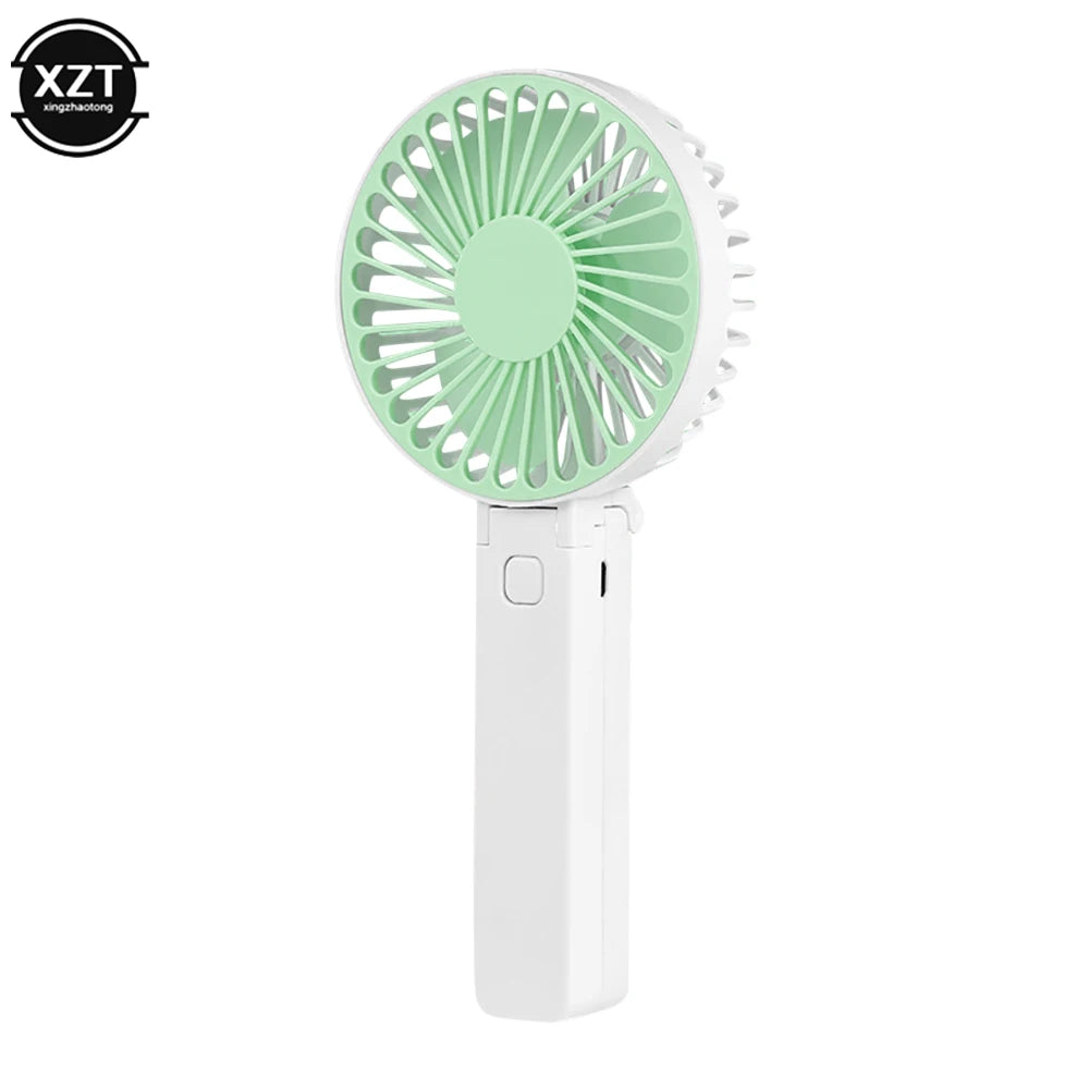1200MAH Portable Fans Handheld USB Rechargeable Fan Mini Desktop Air Cooler Outdoor Fan Cooling Travel Hand Fans