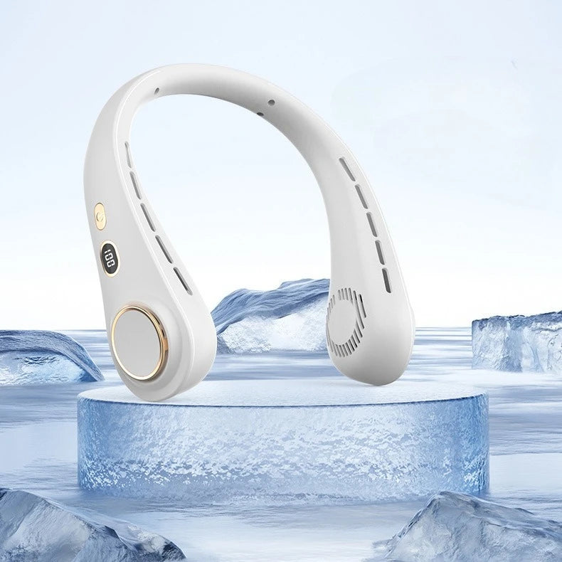 Long Battery Life Neck Fan Portable Rechargeable  Wearable for Outdoor Sports Travel Office Students Cooling