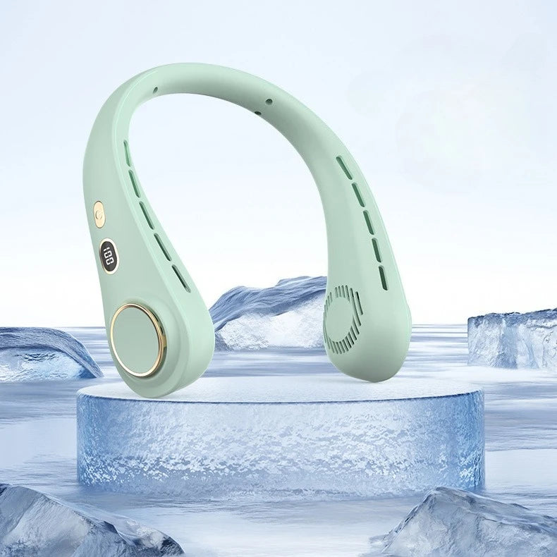 Long Battery Life Neck Fan Portable Rechargeable  Wearable for Outdoor Sports Travel Office Students Cooling