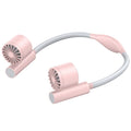 Hands-free Neck Band Hanging USB Rechargeable Dual Fan Mini Air Cooler Summer