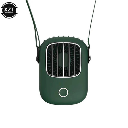 Hanging Neck Fan Portable Mini USB Handheld Fan 3 Gears cooler Rechargeable Ventilador Outdoor Travel Silent Small Cooling Fans