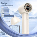 2025 New Mini Bladeless Handheld Fan USB Rechargeable Hand Fan Portable Personal Highspeed Fans Electric Eyelash Fan