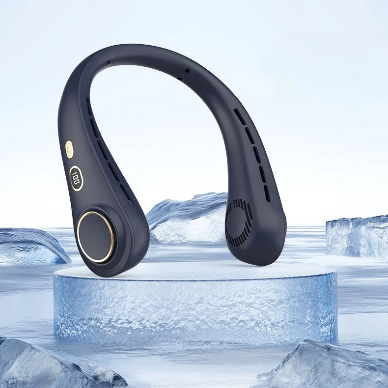 Long Battery Life Neck Fan Portable Rechargeable  Wearable for Outdoor Sports Travel Office Students Cooling